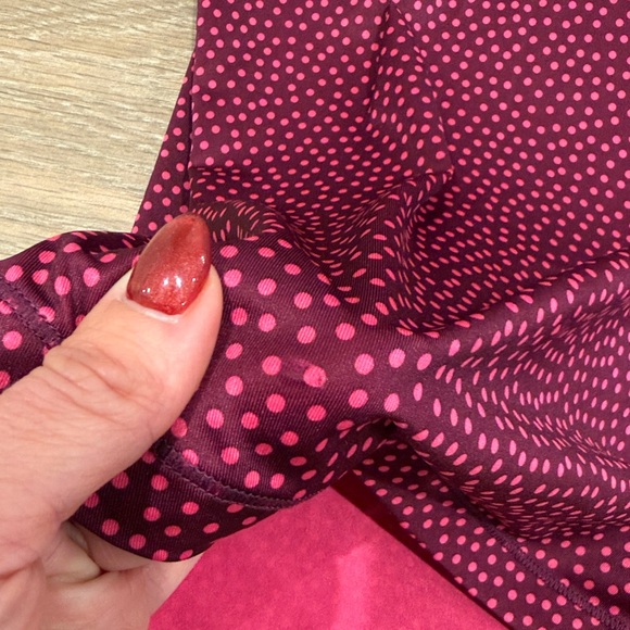 NIKE PRO Pink Purple Dri-Fit Polkadot Active Workout Training Tank Top Size M - Picture 9 of 9